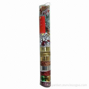 Christmas Ribbon Accessories in Acetate Box